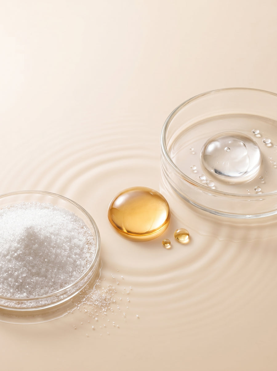 Alpha-Arbutin. Stable Vitamin C. Niacinamide.